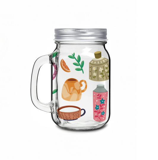 16oz Mason Jar Cup_Vintage Cups