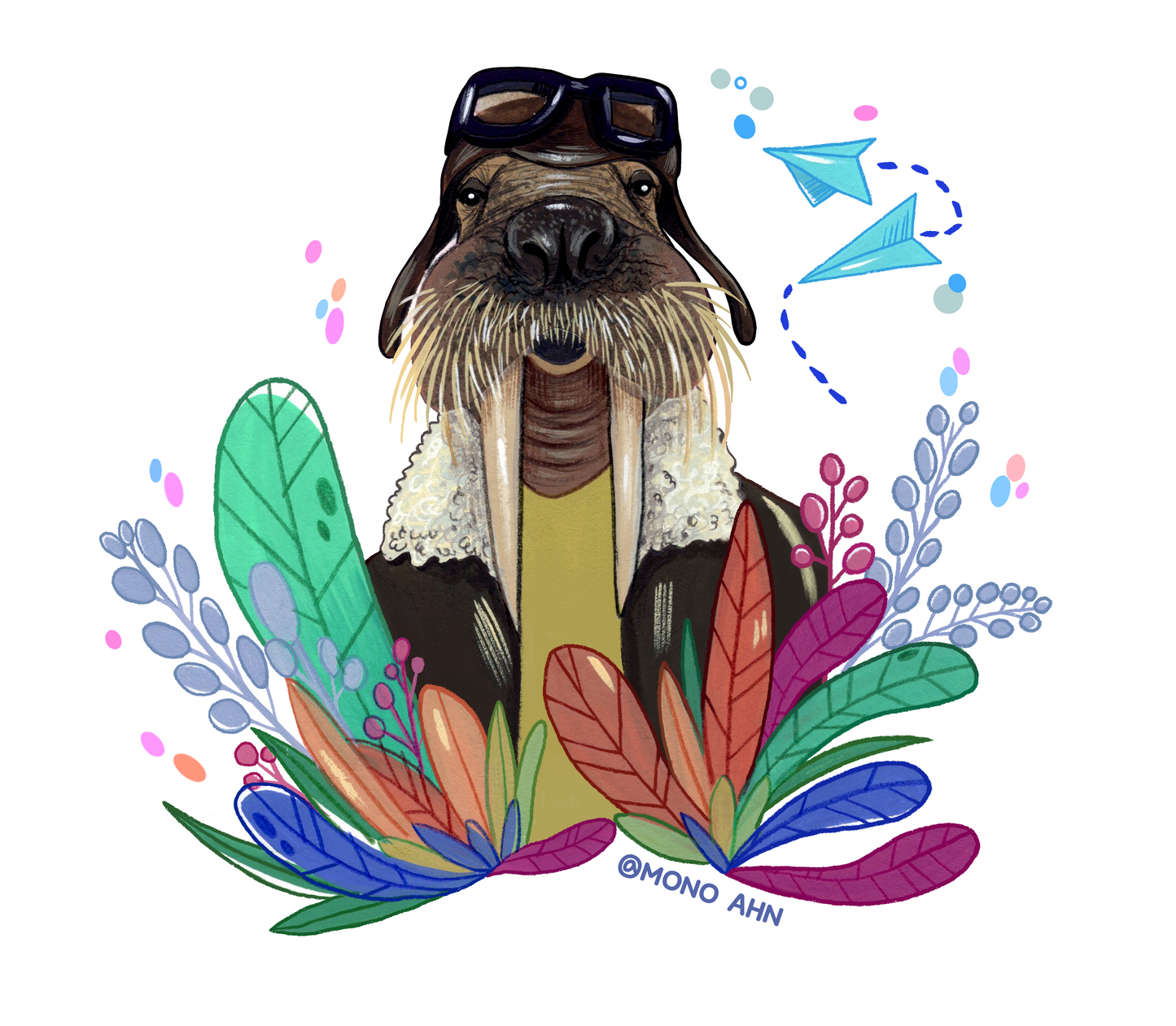 Walrus_Vinyl stickers