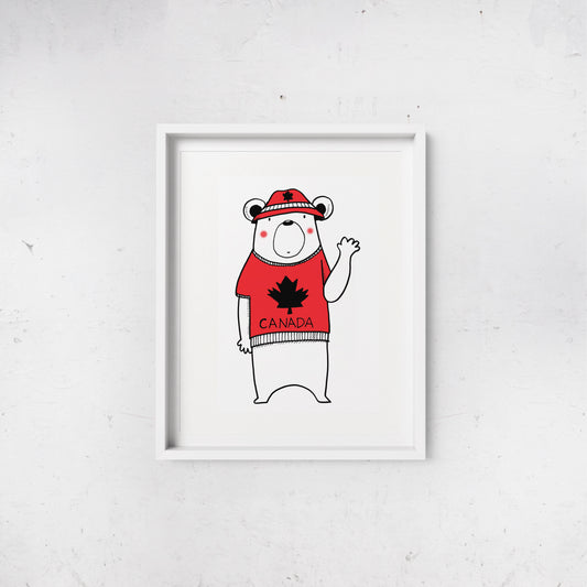 Canada Bear_Art Print