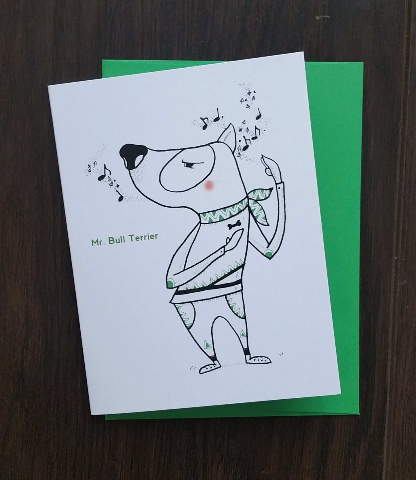 Dog series_ greeting card