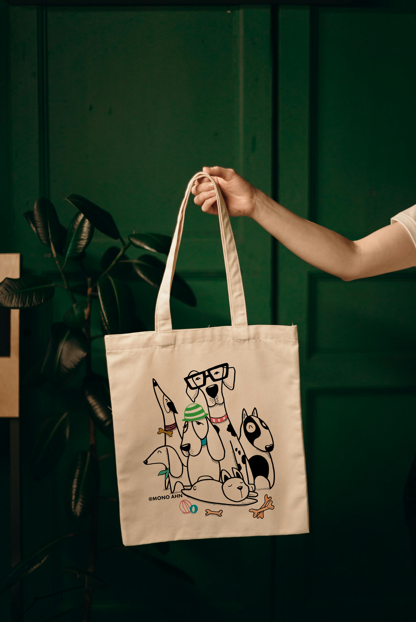 Dog Lover 1_tote bag