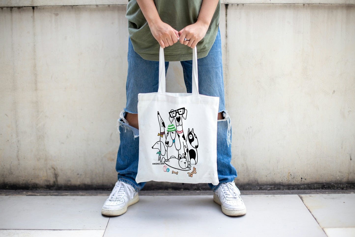 Dog Lover 1_tote bag