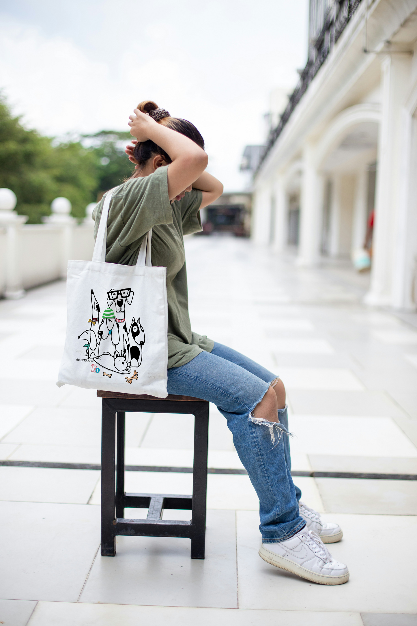 Dog Lover 1_tote bag