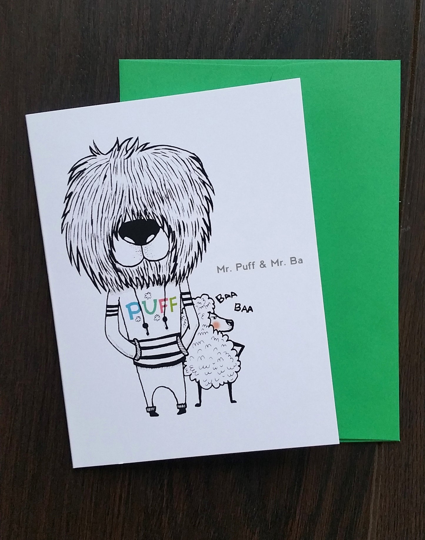 Dog series_ greeting card