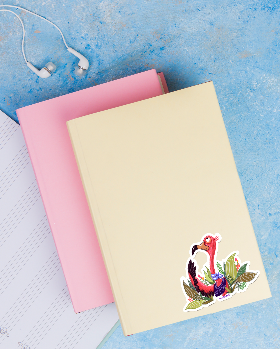 Flamingo_Vinyl Sticker