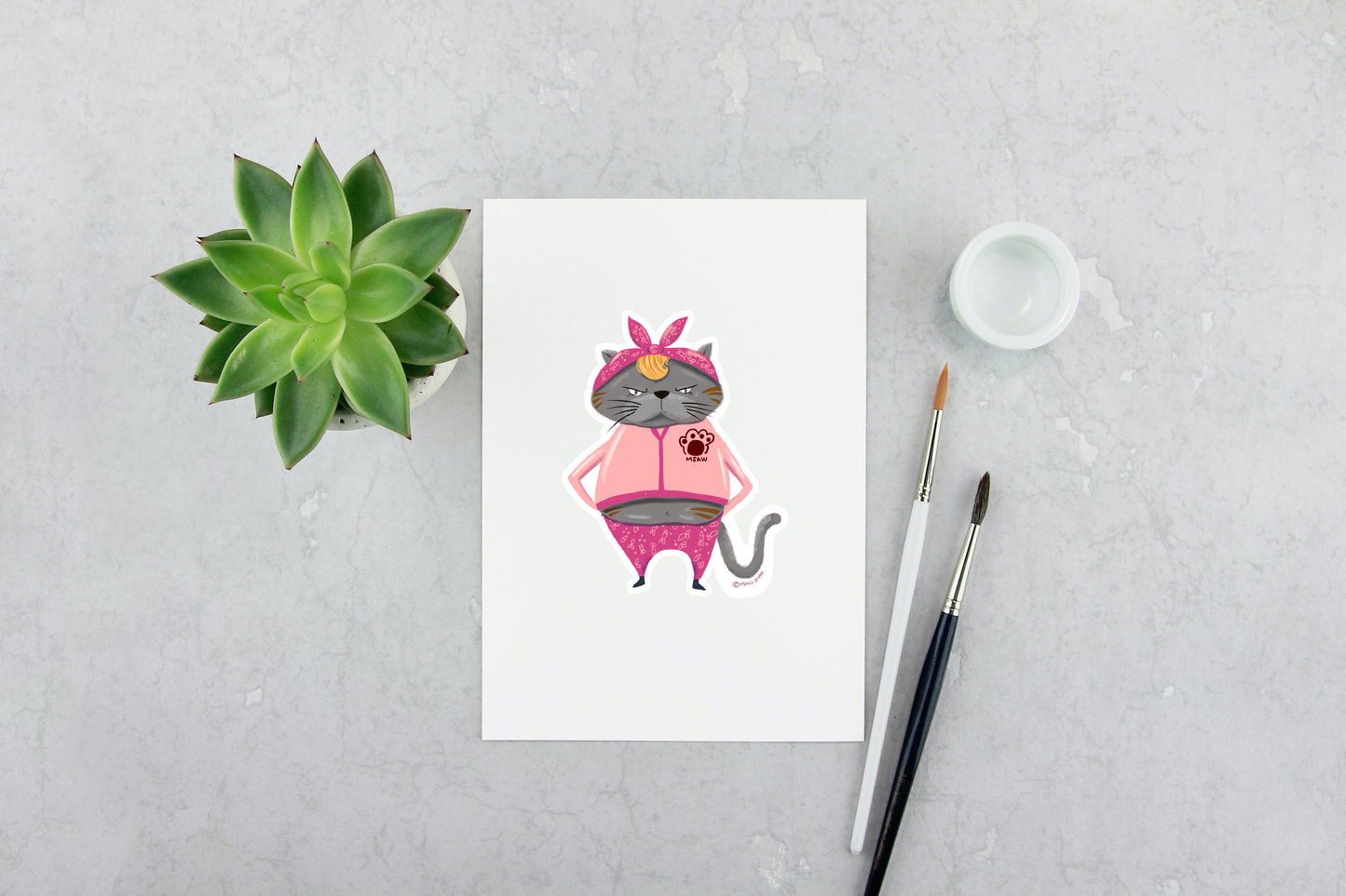 Cat Lover_Vinyl sticker pack