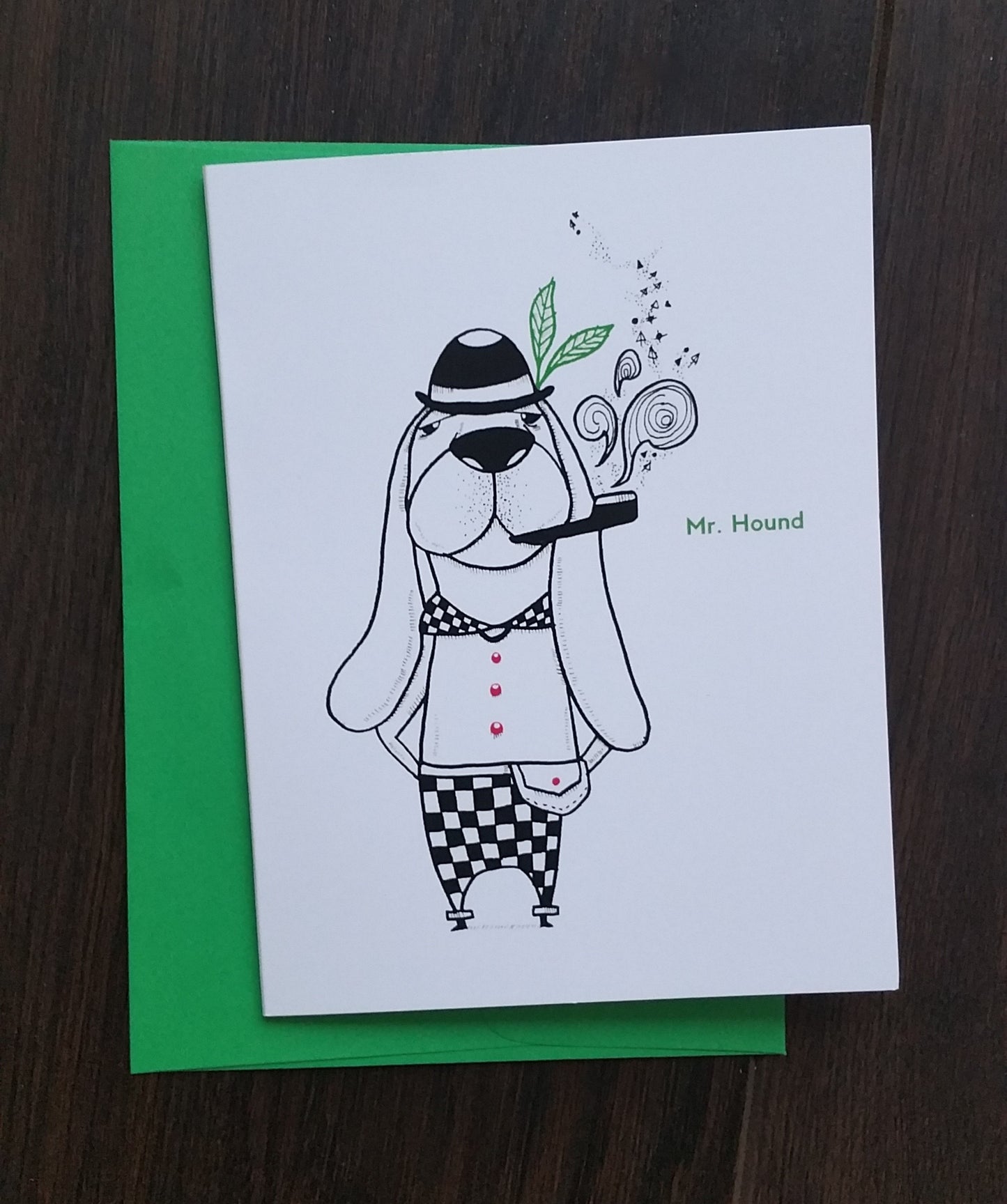 Dog series_ greeting card