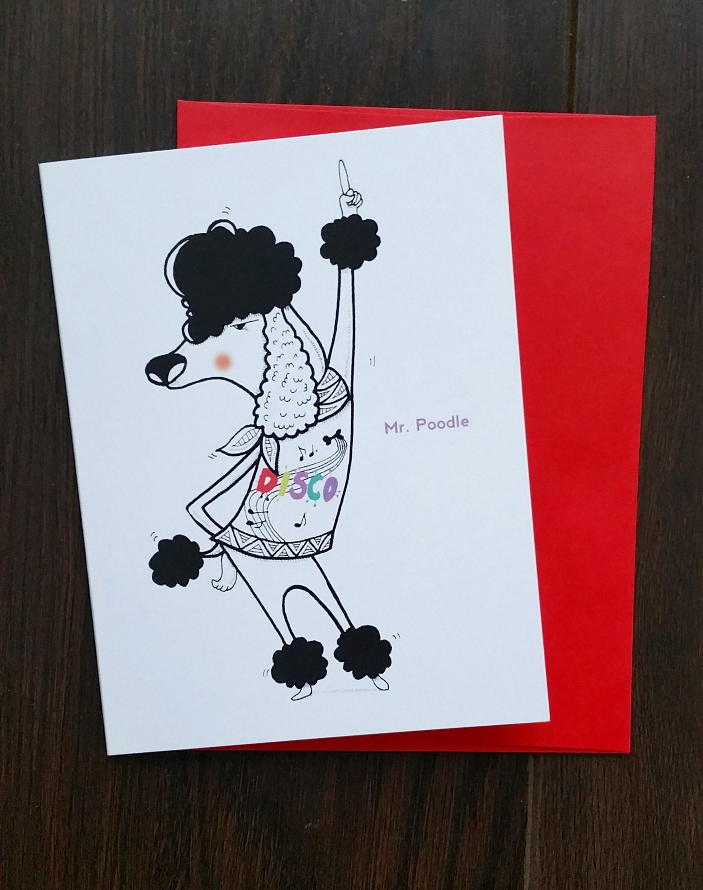 Dog series_ greeting card