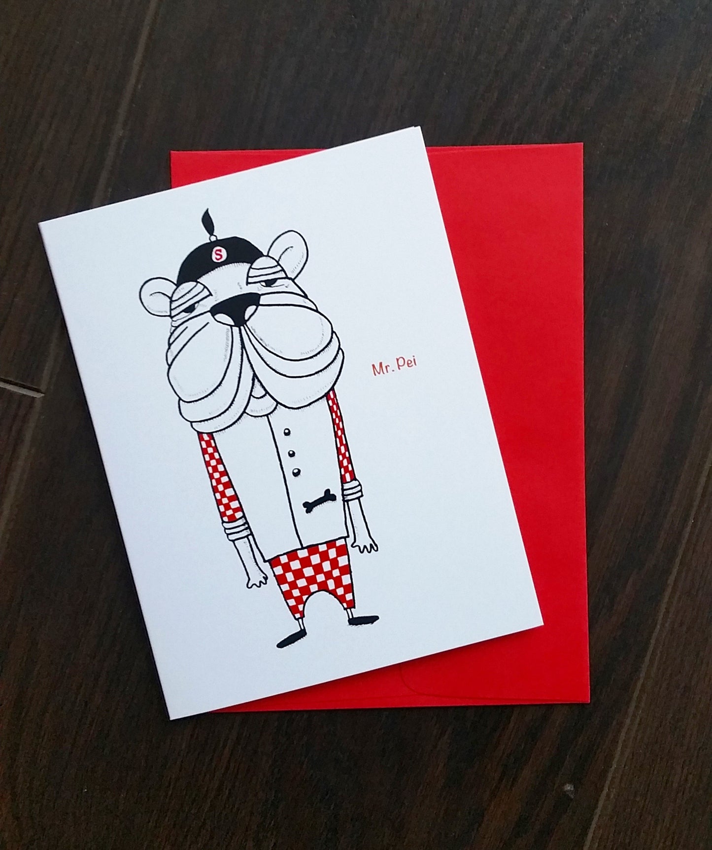 Dog series_ greeting card