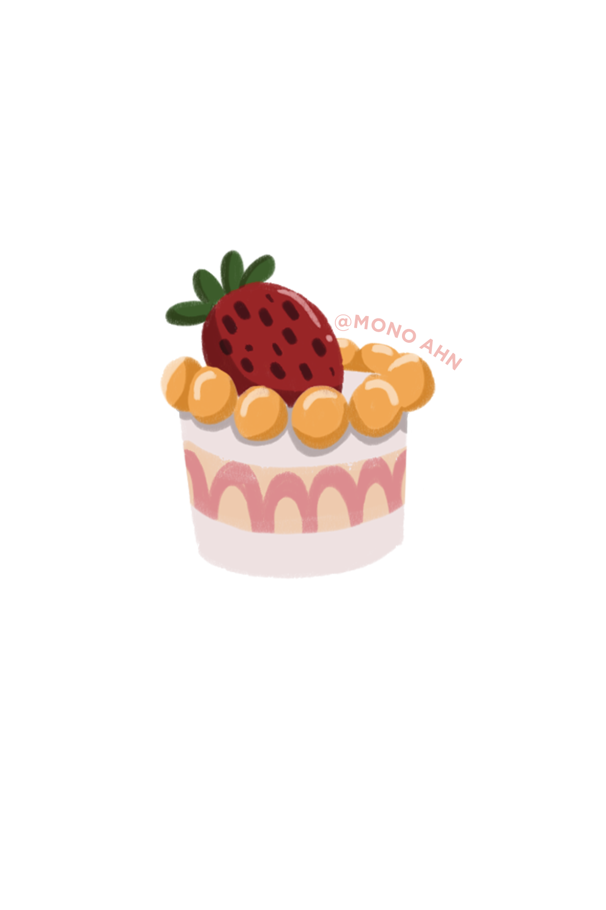 Strawberry Series_Vinyl stickers
