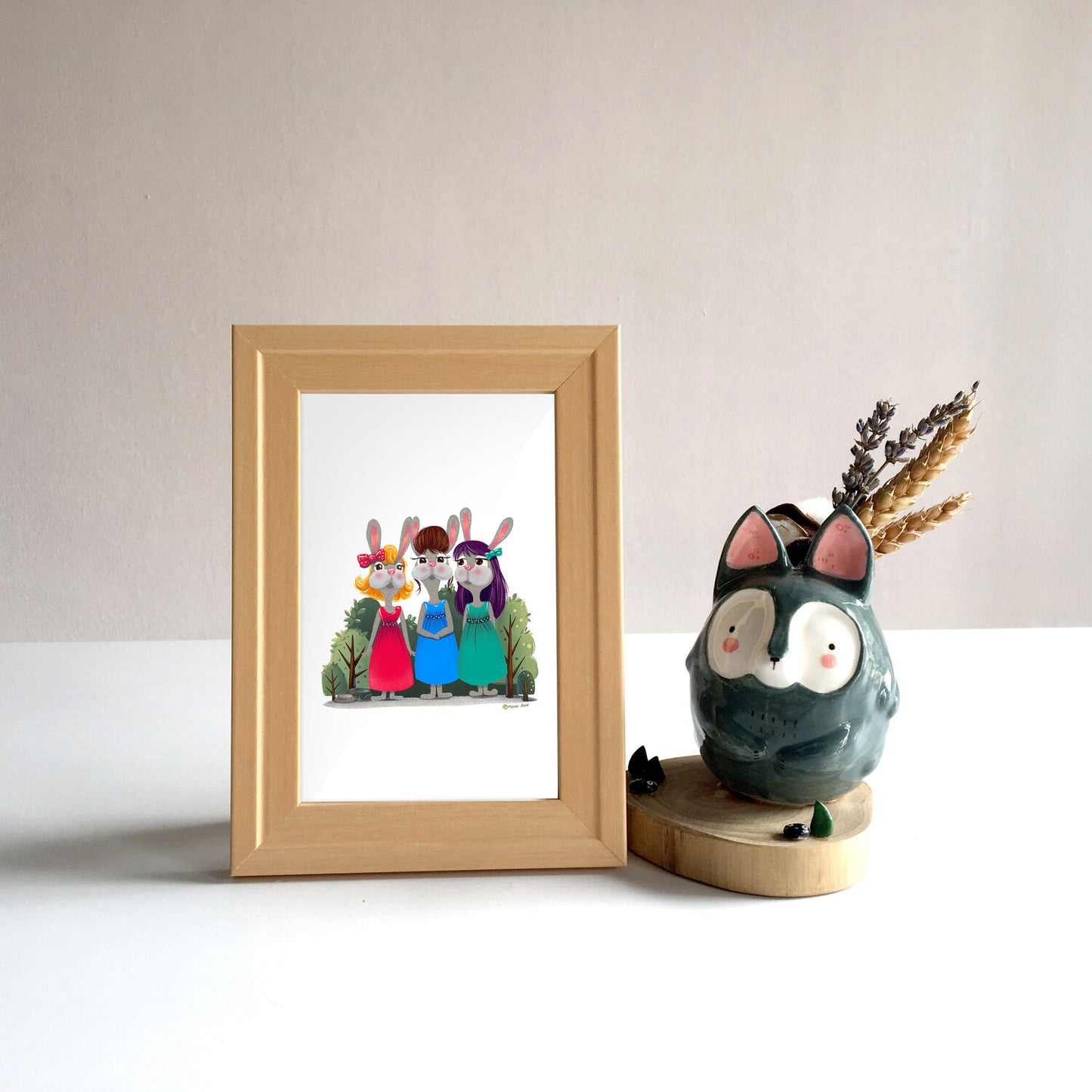 5" x 7" mini Art print series