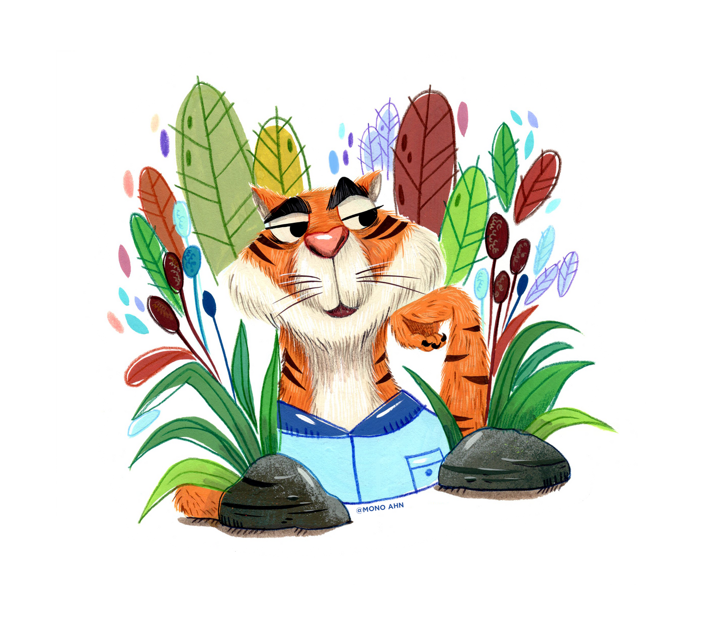Tiger_Vinyl Stickers