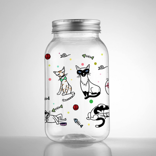 1 Litter Mason Jar_Cat Lover