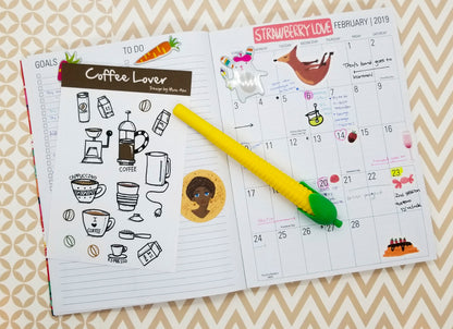 planner sticker-coffee lover