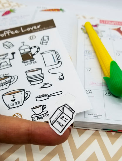 planner sticker-coffee lover