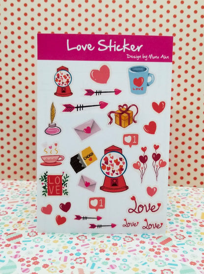 planner sticker-Love