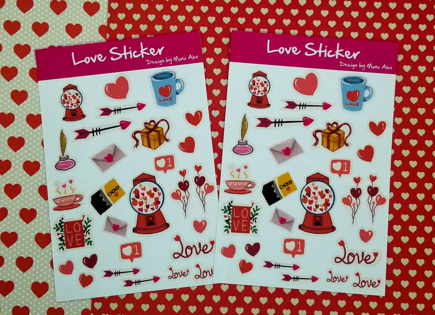 planner sticker-Love