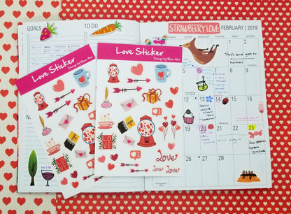 planner sticker-Love