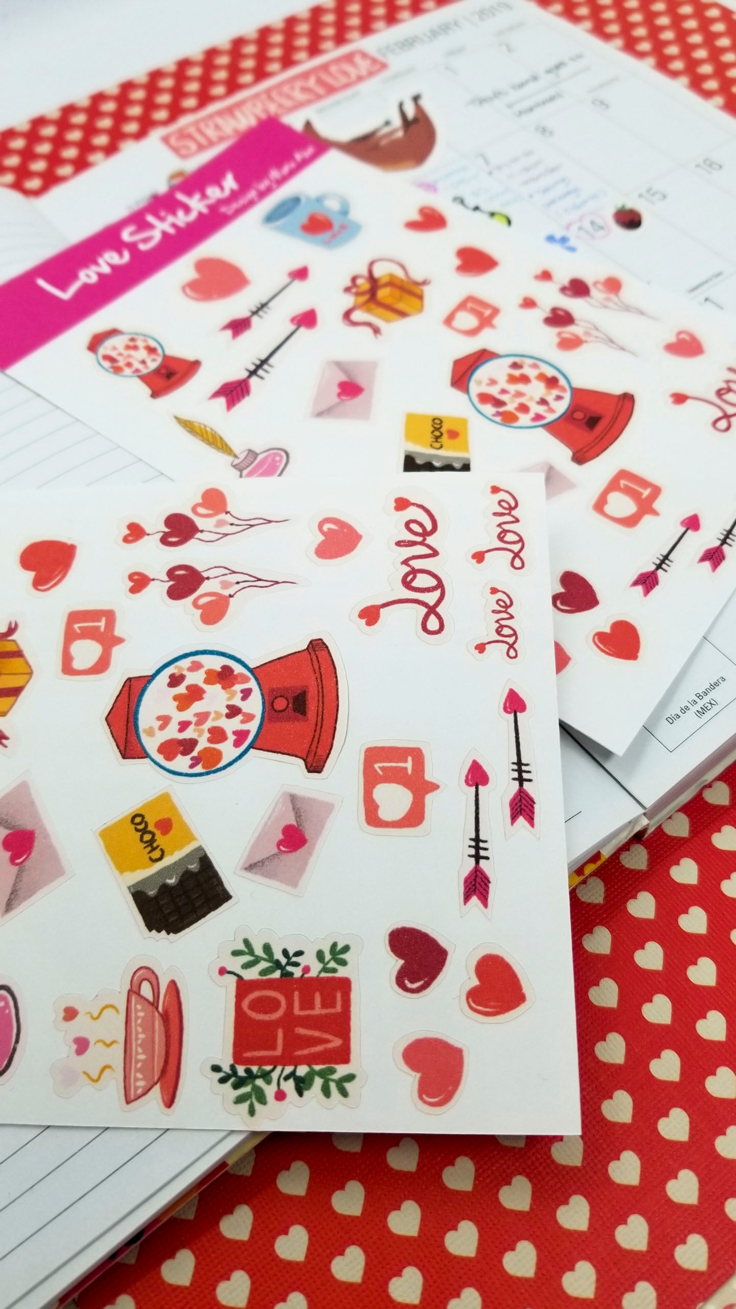 planner sticker-Love