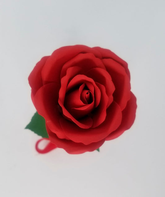 3" Round Box Paper Rose