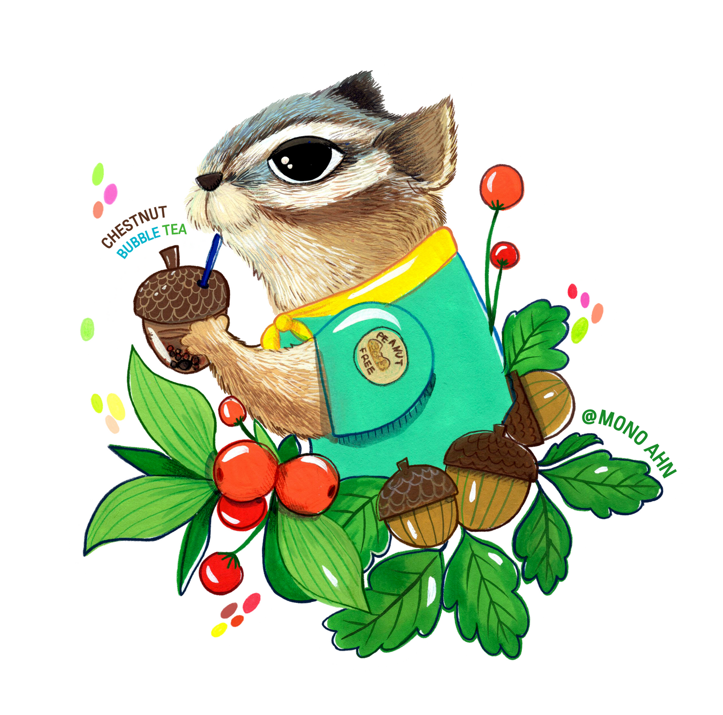 Chipmunk_Vinyl stickers
