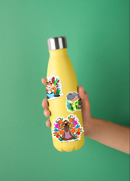 Plant Lover_Hippo_Vinyl stickers