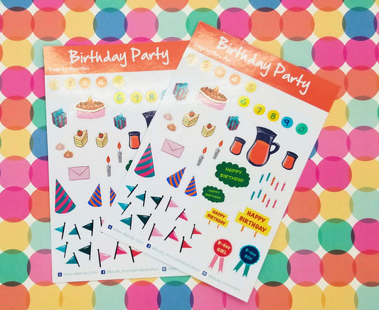 Planner Sticker- Birthday Party