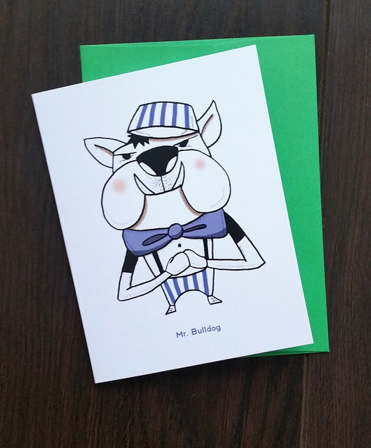 Dog series_ greeting card