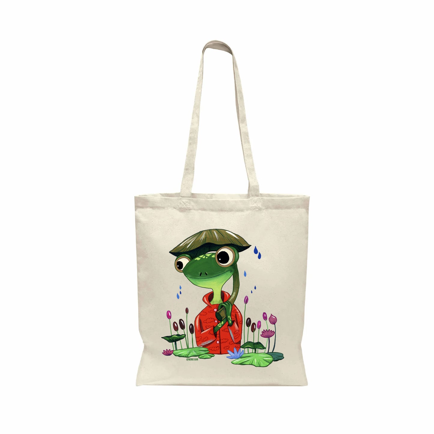 Spring Frog_tote bag