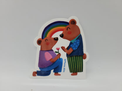 LGBTQ rainbow sticker