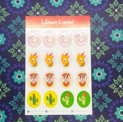 planner sticker-Llama Lover