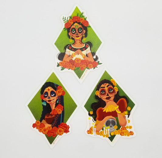 Day of Dead sticker set