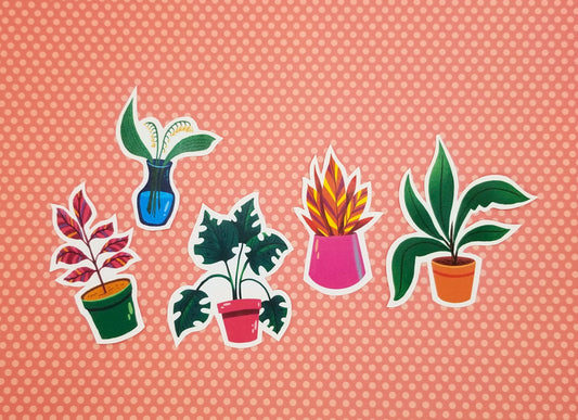 Plant Lover sticker pack set- DIE CUT