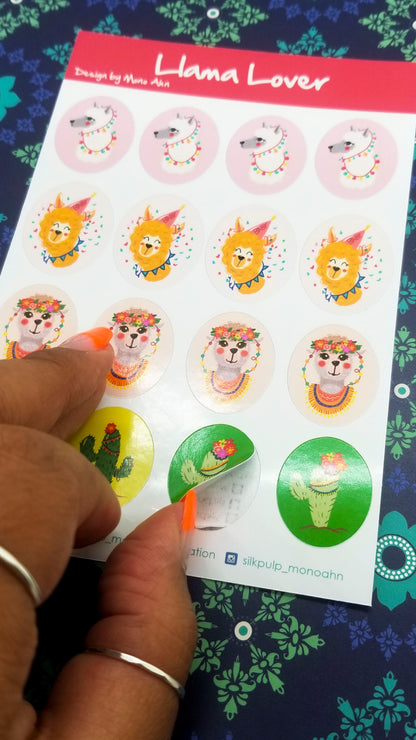 planner sticker-Llama Lover