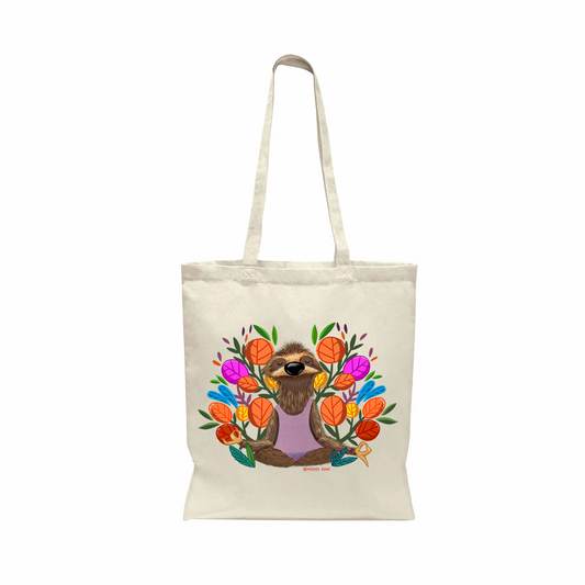 Peaceful Sloth_Tote bag