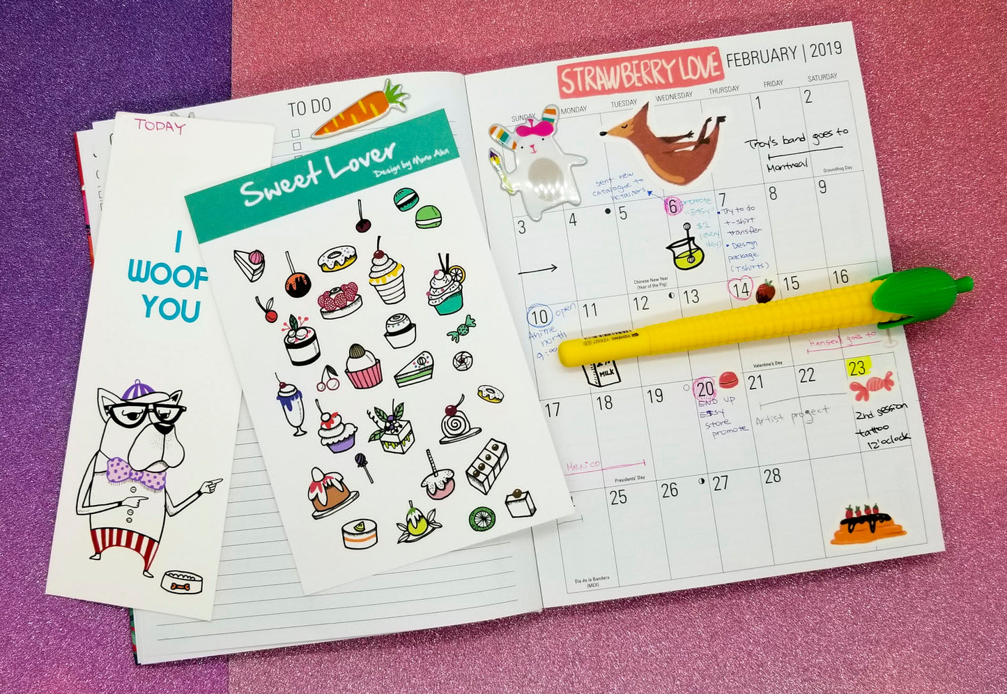 planner sticker-sweet lover