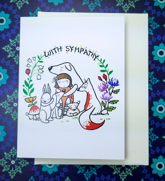 With Sympathy card