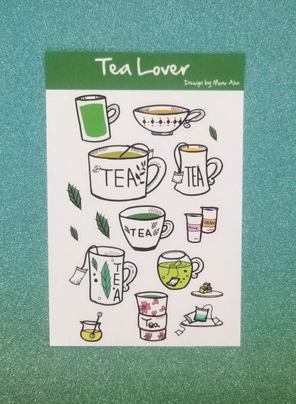 planner sticker-tea lover