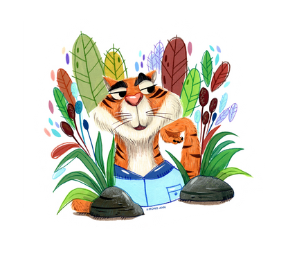 Tiger_Vinyl Stickers