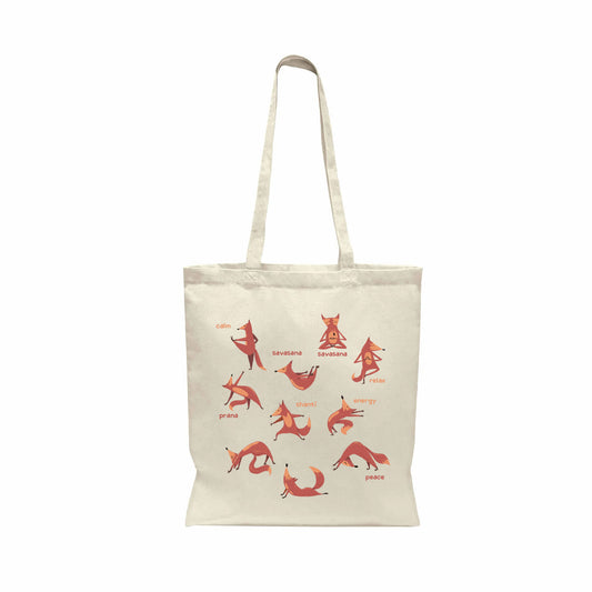 Yoga Fox Tote bag